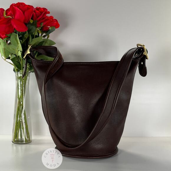 Vintage Coach Helen's Legacy Bag 9953 Mahogany 1998 Hungary - Picture 1 of 10